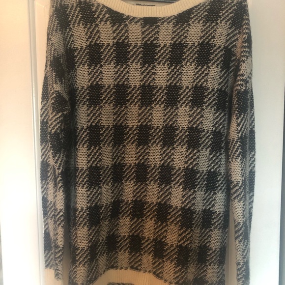 Express Buffalo Check Sweater - Picture 1 of 3